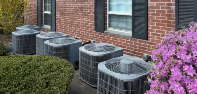 hvac units outside of apartment building for commercial ac services