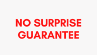 no surprise guarantee graphic