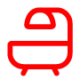 IconoirBathroom_Red