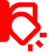 MaterialSymbolsNestCamFloodlightOutline_Red
